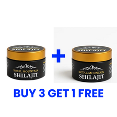 Special Deal: Buy 3 Shilajit Jars & Get 1 Free – Royal Mountain Shilajit