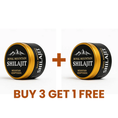 Shilajit Mega Pack – Buy 3 Get 1 FREE (Limited Offer)