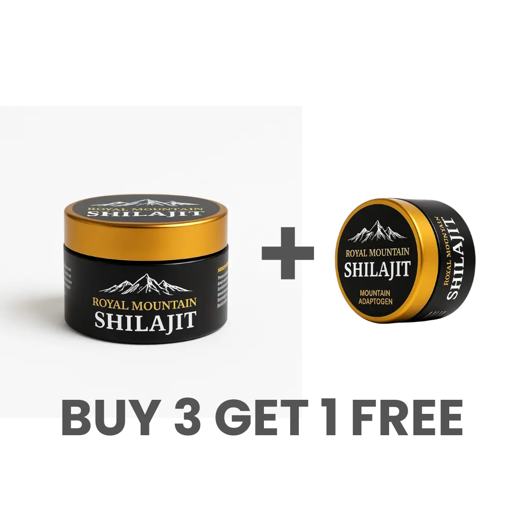 Special Deal: Buy 3 Shilajit Jars & Get 1 Free – Royal Mountain Shilajit